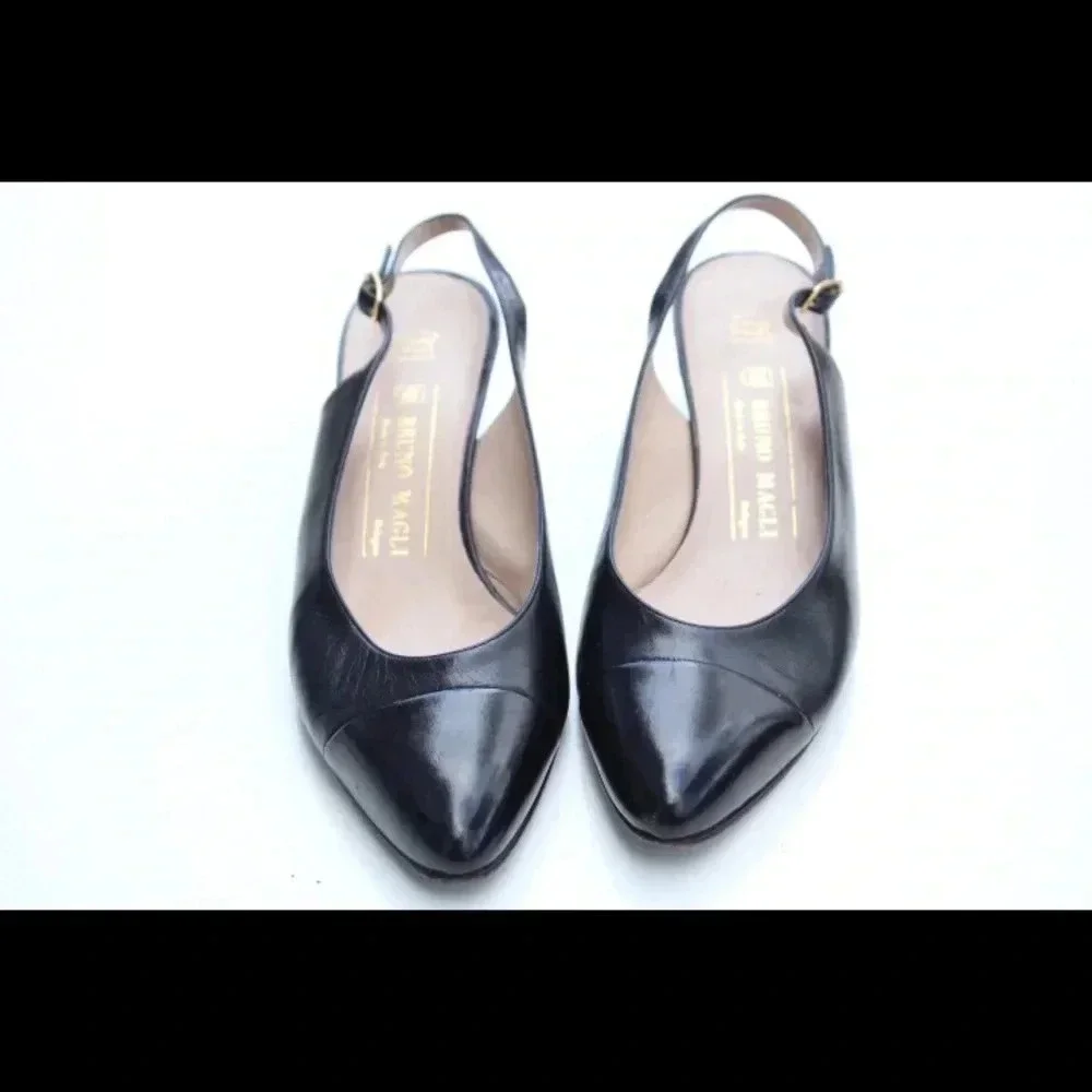 Bruno Magli sling back low heels